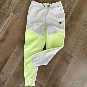Nike sweatpants, green/gray, size S